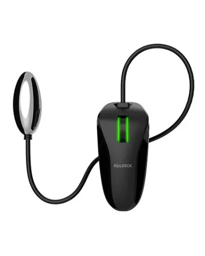 Gode ceinture vibrant Hollow Vibe RealRock 20 x 4.5cm Noir sextoys et accessoires sur La Boutique du Hard