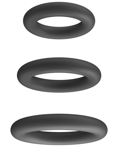 Lot de 3 Cockrings Plizplay 35-45mm sextoys et accessoires sur La Boutique du Hard