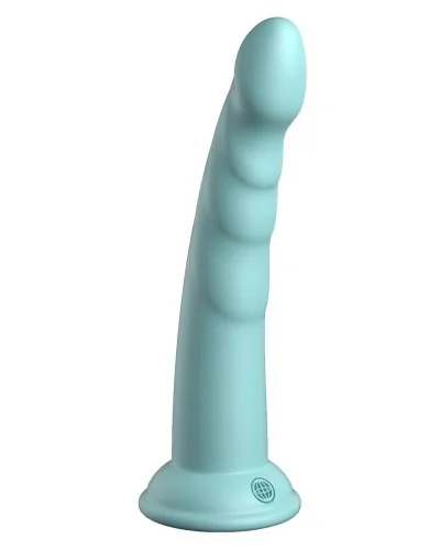 Gode silicone Slim Seven 18 x 3.6cm Turquoise sextoys et accessoires sur La Boutique du Hard