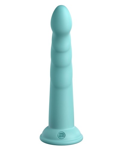 Gode silicone Slim Seven 18 x 3.6cm Turquoise sextoys et accessoires sur La Boutique du Hard
