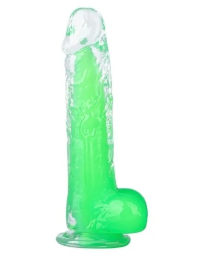 Gode Transparent Jelly Mut S 14 x 3.5cm Vert sextoys et accessoires sur La Boutique du Hard