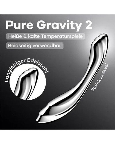 Gode métal Pure gravity 2 21 x 3.9cm sextoys et accessoires sur La Boutique du Hard