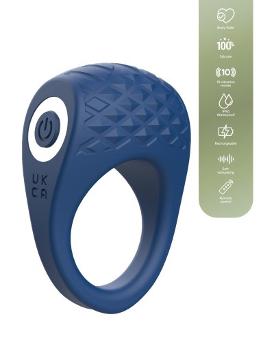 Cockring vibrant Vicious 35 mm Bleu sextoys et accessoires sur La Boutique du Hard