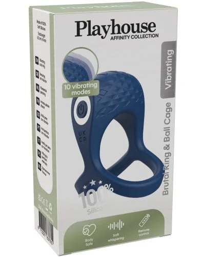 Cockring vibrant Brutal 45 mm Bleu sextoys et accessoires sur La Boutique du Hard