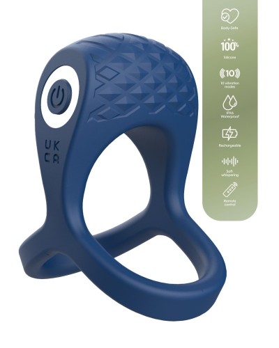 Cockring vibrant Brutal 45 mm Bleu sextoys et accessoires sur La Boutique du Hard