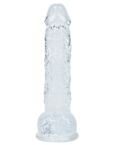 Gode Crystal Clear Transparent 11 x 2.7cm sextoys et accessoires sur La Boutique du Hard