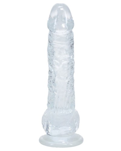 Gode Crystal Clear Transparent 11 x 2.7cm sextoys et accessoires sur La Boutique du Hard