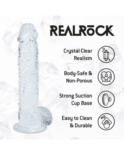 Gode Crystal Clear Transparent 11 x 2.7cm sextoys et accessoires sur La Boutique du Hard