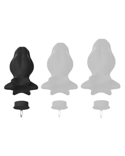 Plug tunnel avec bouchon Starass close S 7.5 x 4cm sextoys et accessoires sur La Boutique du Hard