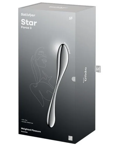 Gode métal Star force 3 27 x 4cm sextoys et accessoires sur La Boutique du Hard