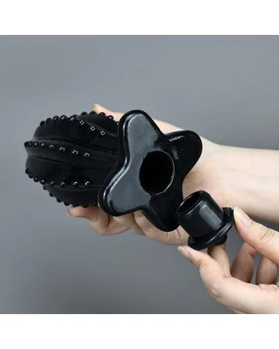 Plug tunnel avec bouchon Kaktus L 9.5 x 5.8cm sextoys et accessoires sur La Boutique du Hard