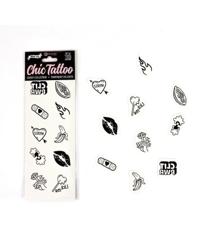 Set de 10 tatouages éphémères Candy Collection sextoys et accessoires sur La Boutique du Hard