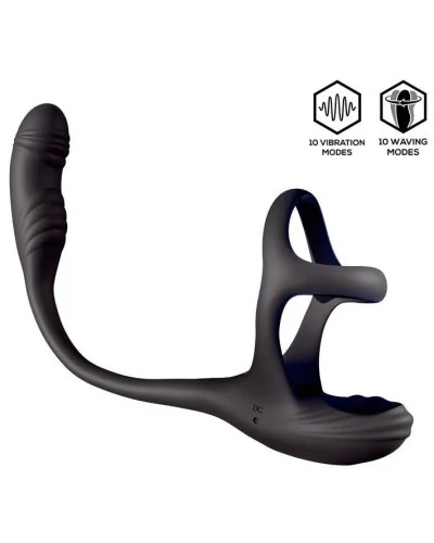 Ballstretcher avec Plug rotatif Kamber 10 vibrations sextoys et accessoires sur La Boutique du Hard