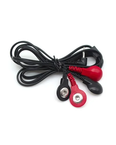 Câble Raccord Électro 4 Snaps DC 2.5 mm sextoys et accessoires sur La Boutique du Hard