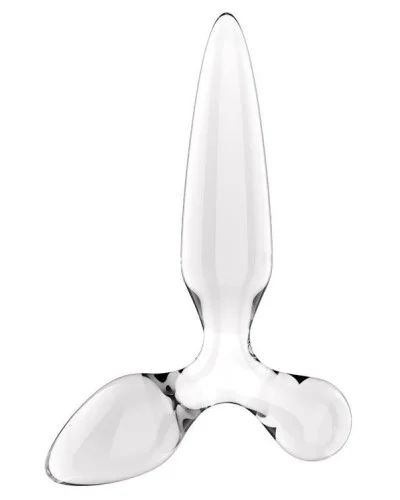 Plug en verre Triple crystal 2 Transparent 14 x 3.2cm sextoys et accessoires sur La Boutique du Hard