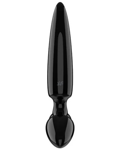 Plug en verre Triple crystal 1 Noir 14 x 3cm sextoys et accessoires sur La Boutique du Hard