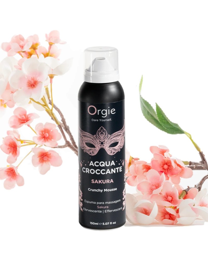 Mousse de massage Sakura Acqua croccante 150ml sextoys et accessoires sur La Boutique du Hard