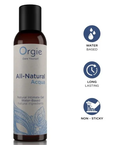 Lubrifiant eau All-natural acqua 150ml sextoys et accessoires sur La Boutique du Hard