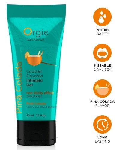 Lubrifiant Aromatisé Cocktail piña colada 50ml sextoys et accessoires sur La Boutique du Hard