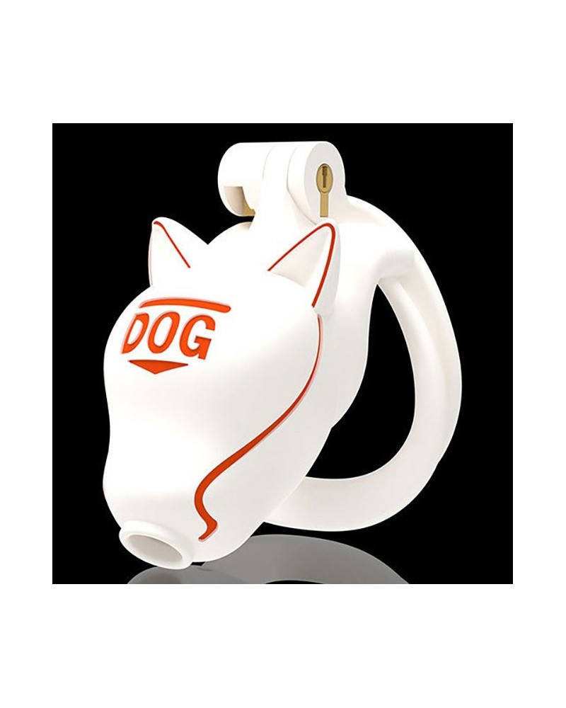 Cage Doglock Blanche 9 x 3.3cm sextoys et accessoires sur La Boutique du Hard