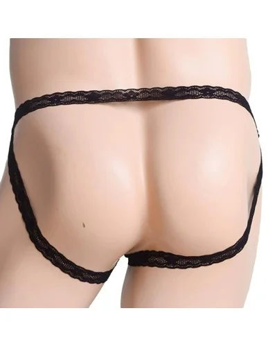 Jock avec Anneau Lacering Noir sextoys et accessoires sur La Boutique du Hard