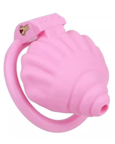 Cage Shellina 6.5 x 4.5 cm Rose sextoys et accessoires sur La Boutique du Hard