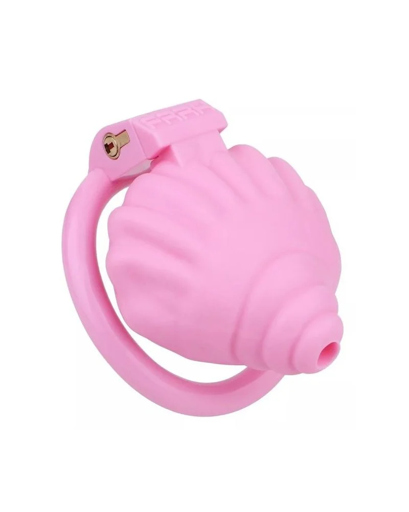 Cage Shellina 6.5 x 4.5 cm Rose sextoys et accessoires sur La Boutique du Hard