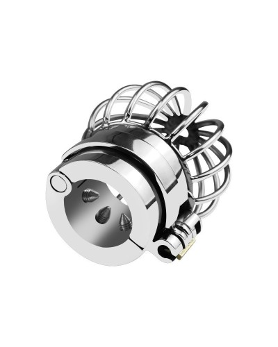 Ballstretcher + Cage à bourses Chasticles Métal sextoys et accessoires sur La Boutique du Hard