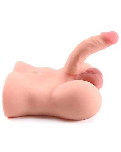 Masturbateur entrée anus et pénis flexible Torsoman 20 x 4.8cm sextoys et accessoires sur La Boutique du Hard