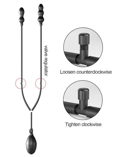 Double Plug gonflable Dualass 7.5 x 2.5cm sextoys et accessoires sur La Boutique du Hard