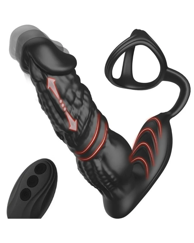 Plug + Ballstretcher Alicock 15 x 4.6cm sextoys et accessoires sur La Boutique du Hard