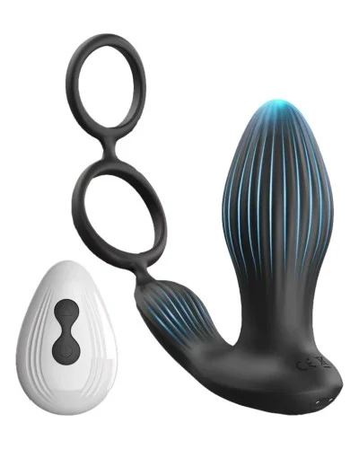 Plug vibrant et Ballstretcher Testix 8 x 3.7cm sextoys et accessoires sur La Boutique du Hard
