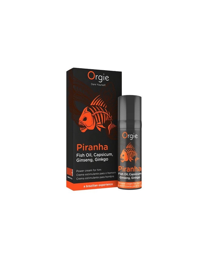 Crème de pénis stimulante Piranha 15ml sextoys et accessoires sur La Boutique du Hard