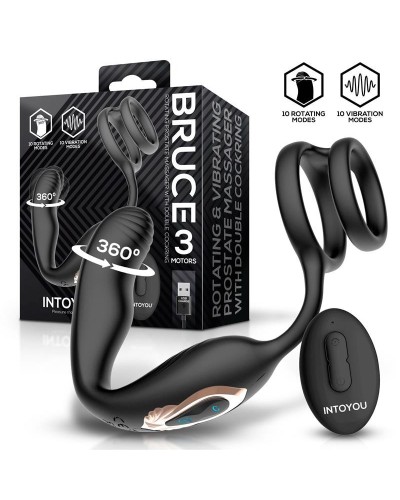 Plug prostatique + Cockring Bruce 8.5 x 2.6cm sextoys et accessoires sur La Boutique du Hard