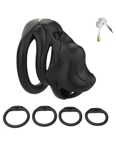Cage Hiptam Noire S 7 x 3.2cm sextoys et accessoires sur La Boutique du Hard