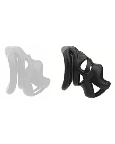 Cage Hiptam Noire M 8 x 3.2cm sextoys et accessoires sur La Boutique du Hard