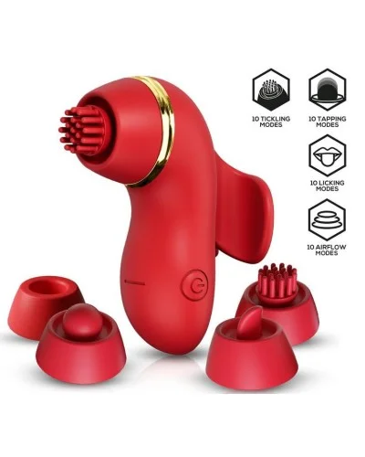 Stimulateur clitoridien Beeny 4 embouts sextoys et accessoires sur La Boutique du Hard