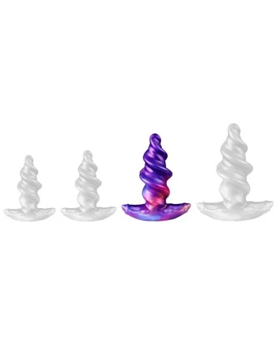 Plug Spiraltal Violet M 13 x 6cm sextoys et accessoires sur La Boutique du Hard