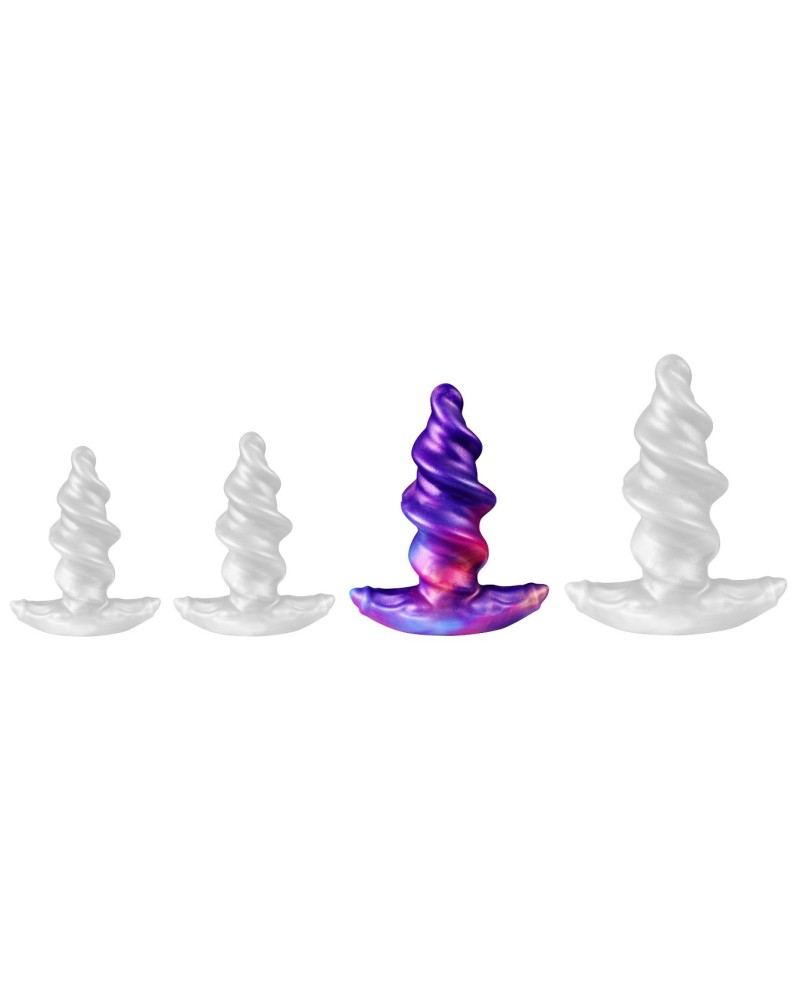 Plug Spiraltal Violet M 13 x 6cm sextoys et accessoires sur La Boutique du Hard