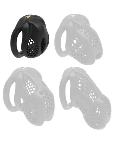 Cage Mayak Noire S 3 x 3.3cm sextoys et accessoires sur La Boutique du Hard