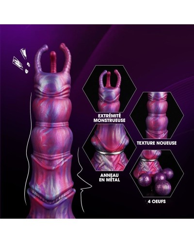 Gode Wormfour 19 x 7cm sextoys et accessoires sur La Boutique du Hard