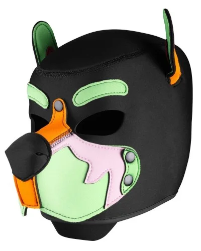 Cagoule Wolf Gang Noir-Orange sextoys et accessoires sur La Boutique du Hard