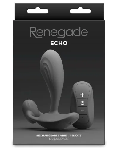 Stimulateur prostatique vibrant Echo 9 x 3.2cm sextoys et accessoires sur La Boutique du Hard