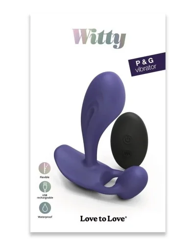 Stimulateur prostatique vibrant Witty 9 x 3.1cm sextoys et accessoires sur La Boutique du Hard