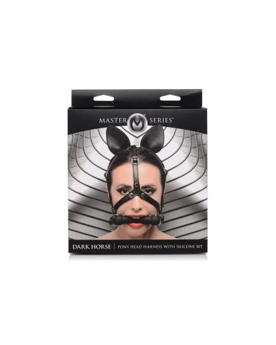 Harnais de Tête Dark Horse Simili sextoys et accessoires sur La Boutique du Hard