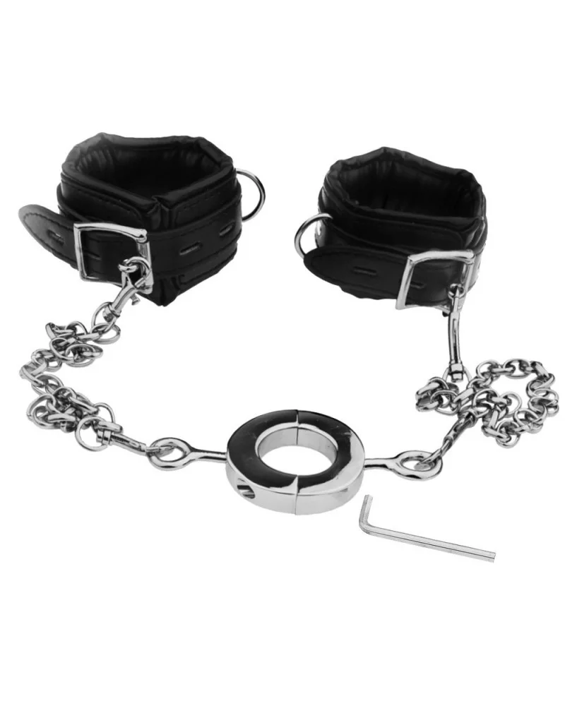 Menottes et Ballstretcher Wriscock S Poids 164g sextoys et accessoires sur La Boutique du Hard