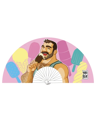 Éventail Ice cream 64cm sextoys et accessoires sur La Boutique du Hard