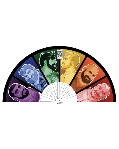Éventail Géant Pride Palette 64cm sextoys et accessoires sur La Boutique du Hard