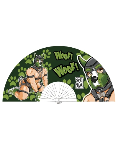 Éventail Puppy vert 64cm sextoys et accessoires sur La Boutique du Hard
