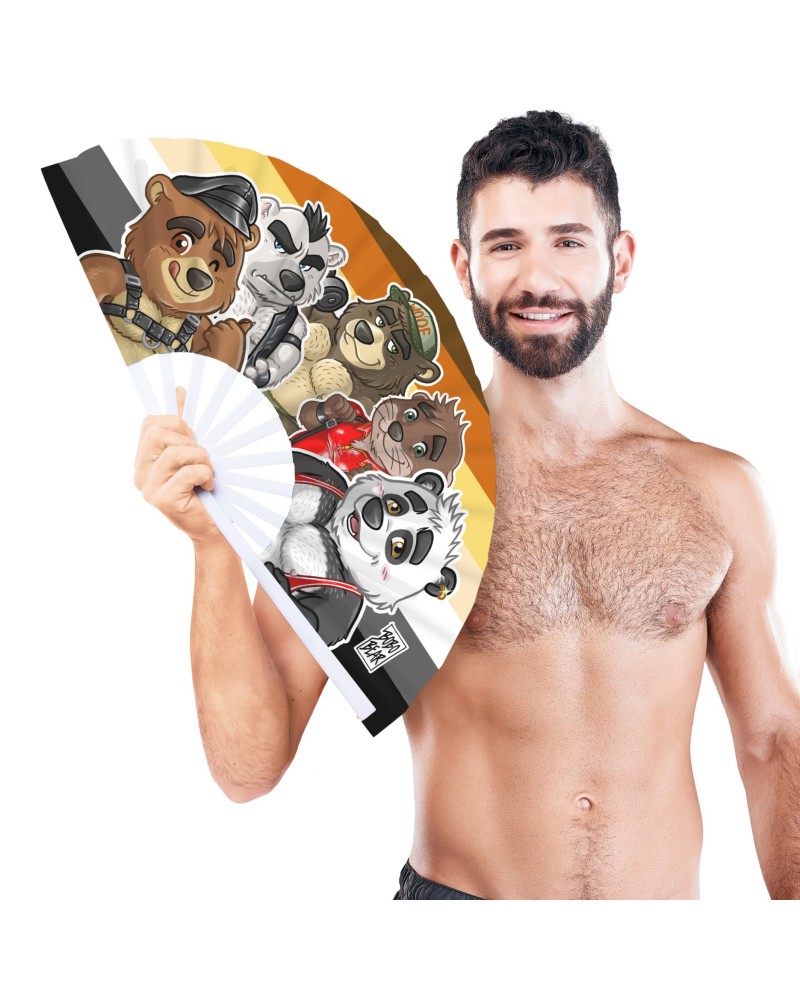 Éventail Géant Bears Zoo 64cm sextoys et accessoires sur La Boutique du Hard